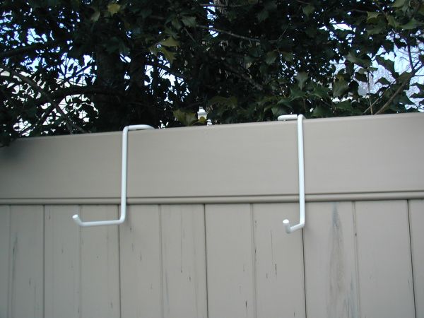 Part #90R + 90L (2" Thick PVC Fence Rail Window Box Planter)